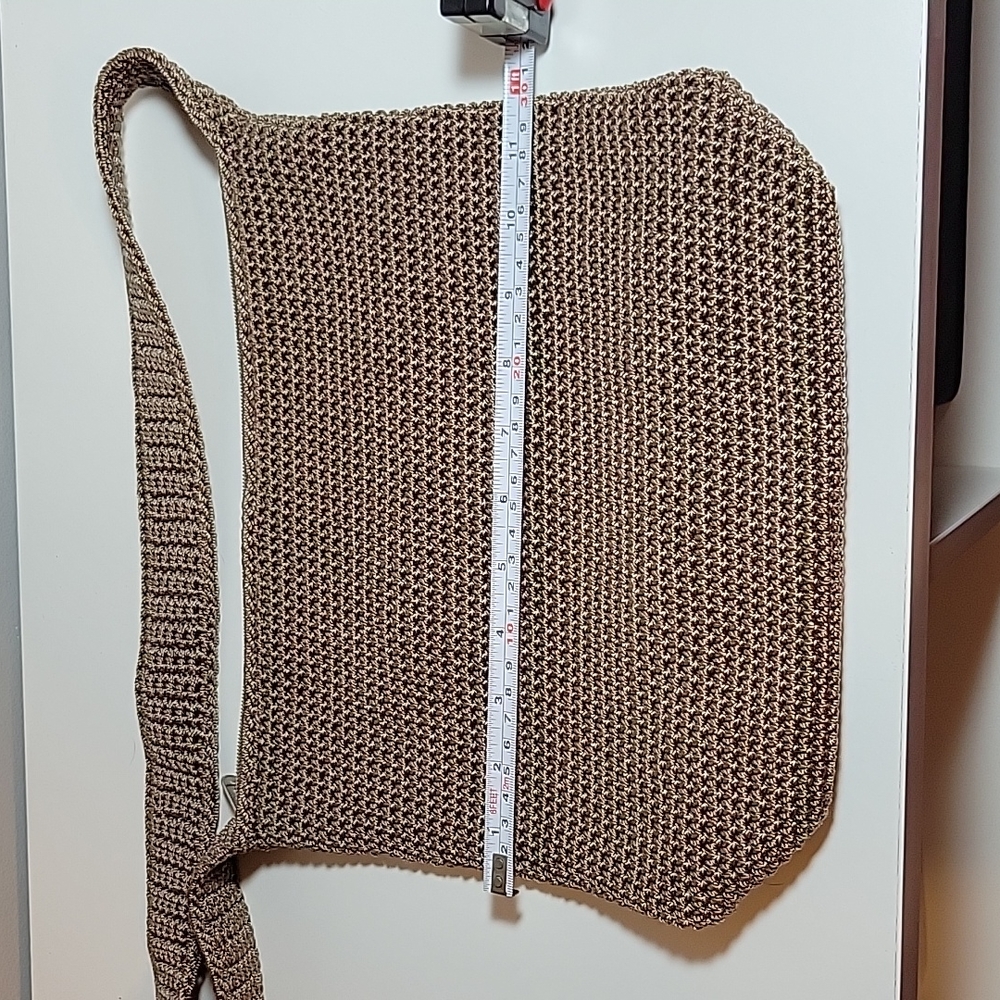The Sak brown crochet purse